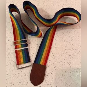 RAINBOW BELT 68” End to End Colorful VINTAGE PRIDE UNISEX DRAG
